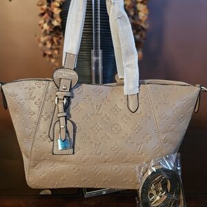 Louis Vuitton Beige Monogram Shoulder Bag